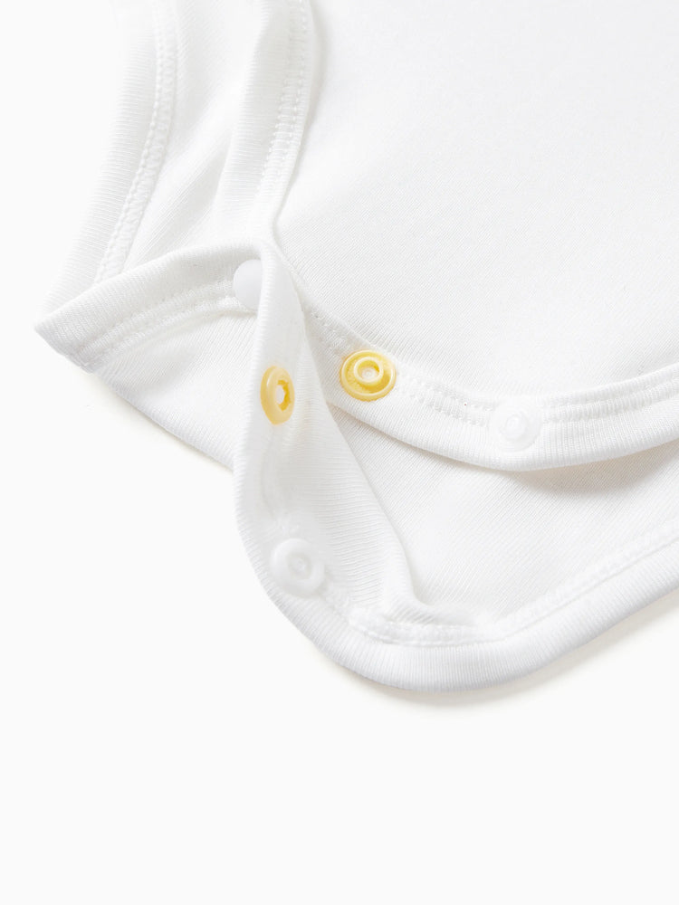 Baby Boy/Girl 3-Pack Lyocell Solid Color Romper Brown