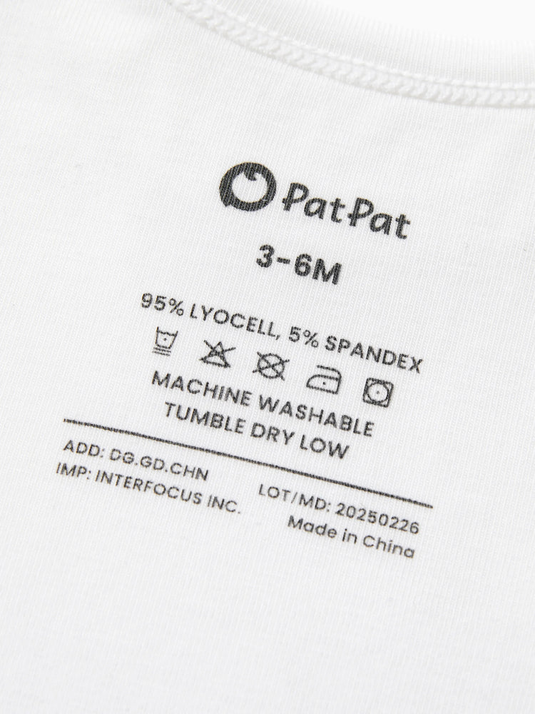 Baby Boy/Girl 3-Pack Lyocell Solid Color Romper Brown