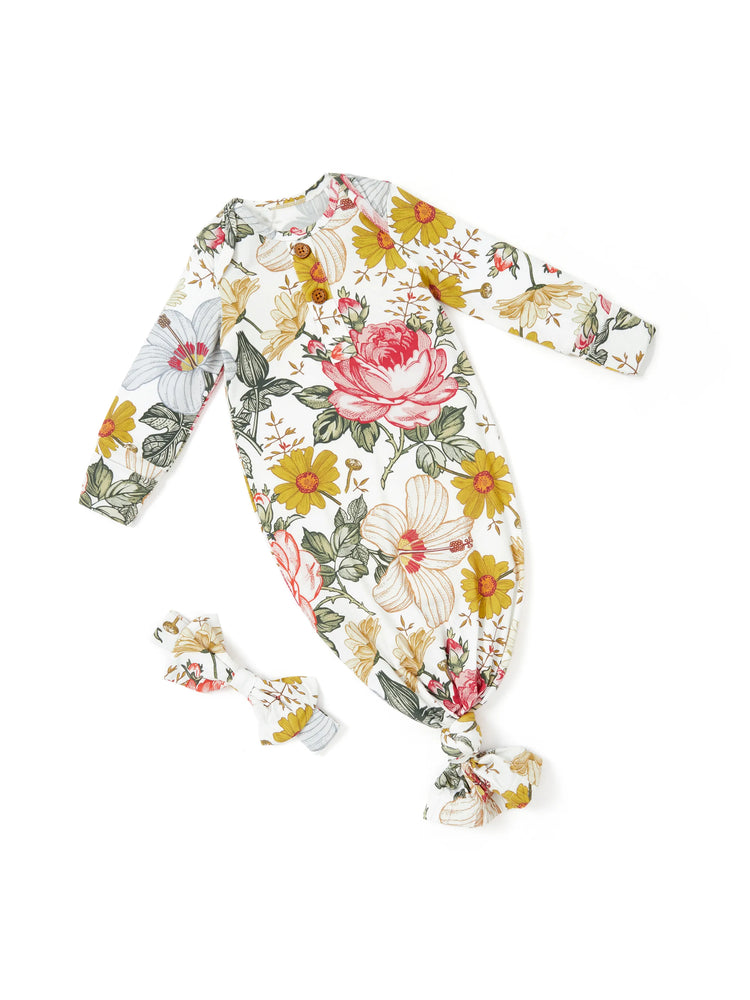 Baby / Mädchen Bambus Schlafsack mit Stirnband Farbblock