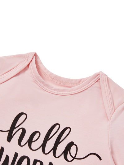 Saco de dormir de bambú para bebé/niña, bata infantil con diadema, color rosa