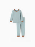 Pyjama 2 pièces en Tencel Modal pour bébé fille/garçon (coupe ajustée) vert