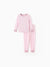 Baby 2-piece Tencel Modal Pajamas Set for Girls / Boys ( Snug-Fitting ) Pink