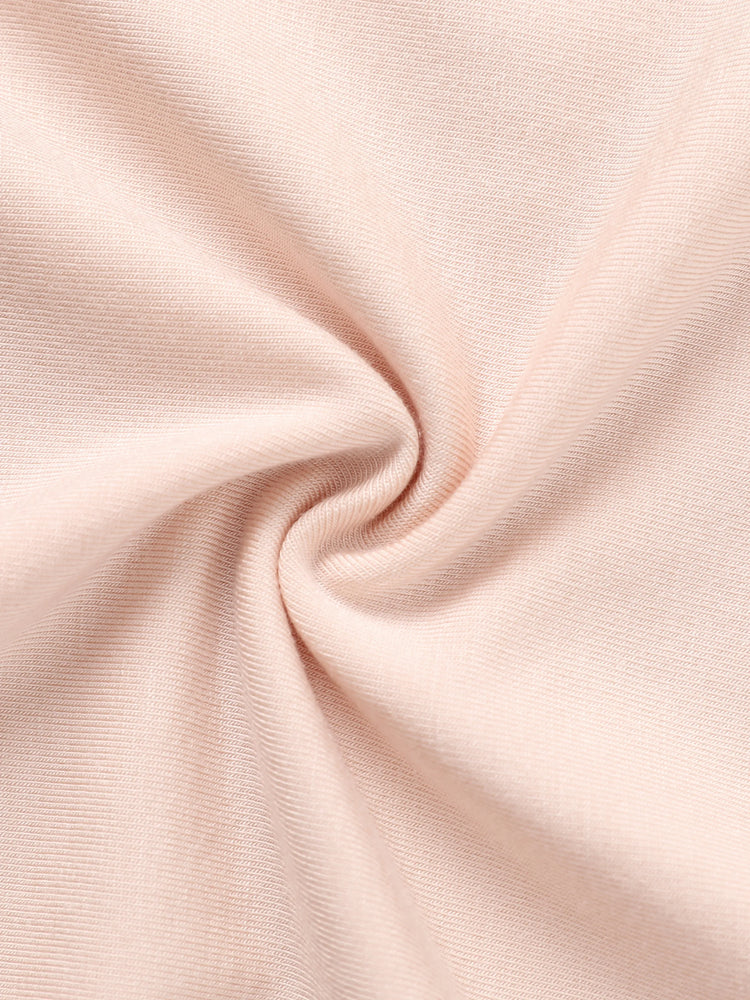 Pyjama 2 pièces en Tencel Modal pour bébé fille/garçon (coupe ajustée) Abricot