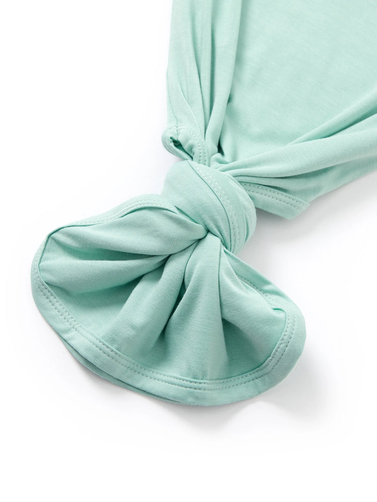 Bambus Baby Schlafsack für Jungen/Mädchen mit Hut hellgrün