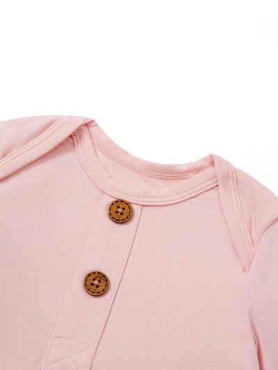 Bamboo Baby Boy/Girl Sleeping Bag Infant Gown with Hat Pink