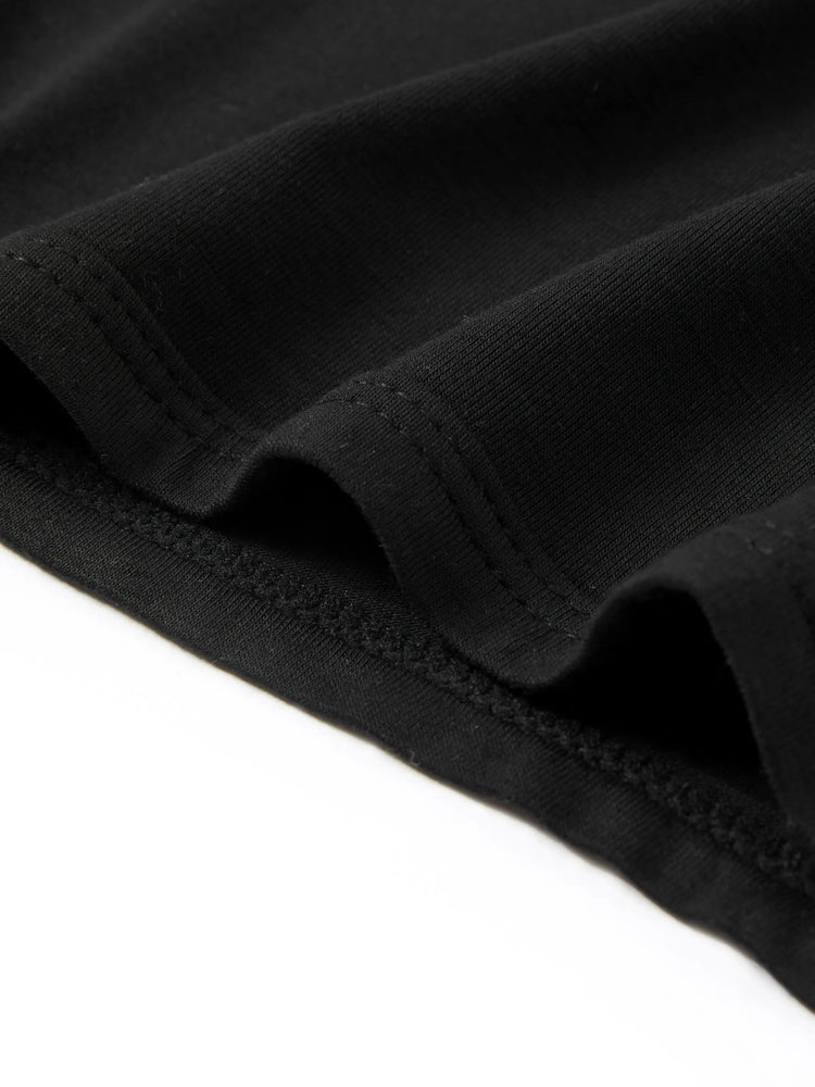 Bambus Baby Schlafsack für Jungen/Mädchen mit Hut schwarz