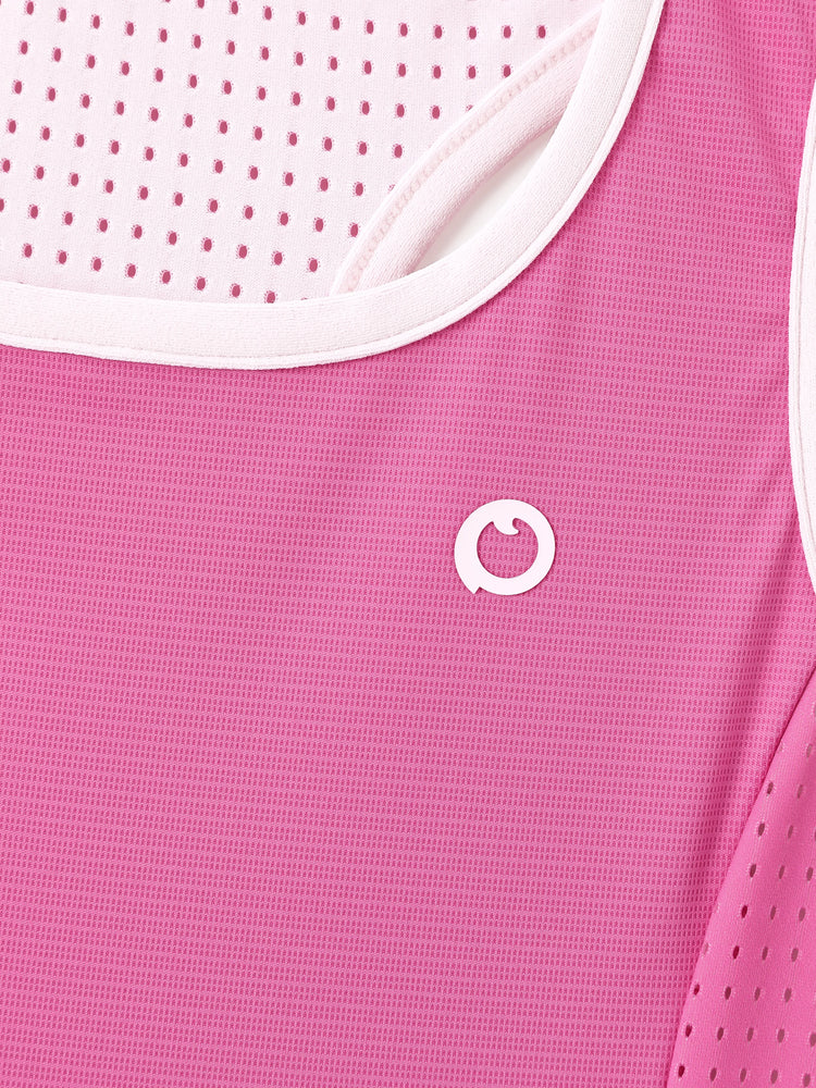 PatPat Rapidair activewear Kid Girl Tennis Dress with Headband & Bamboo Viscose Shorts with Pockets Hot Pink