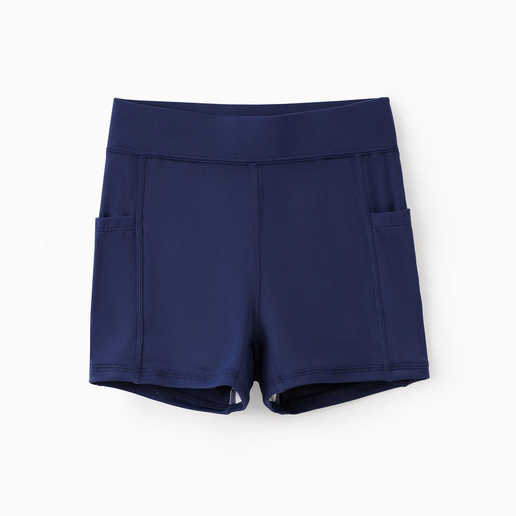 PatPat Rapidair Activewear™ Tenniskleid für Mädchen mit Stirnband und Shorts aus Bambusviskose mit Taschen helles lila