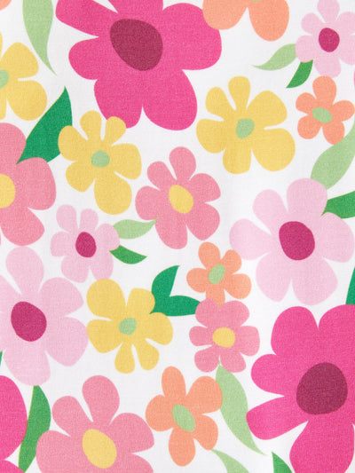 Bamboo Baby Boy/Girl Animal Printed 2-Way Zipper Anti Slip Long-sleeve Footie with/without Hairband Dark Pink