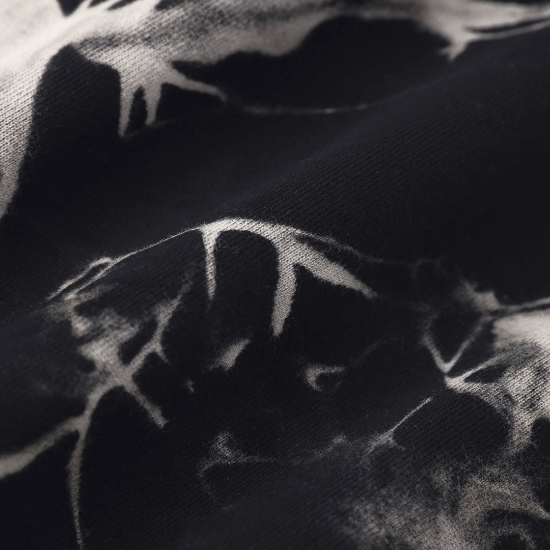 Sudadera con capucha de algodón teñido anudado para niño de Hot Wheels, color negro