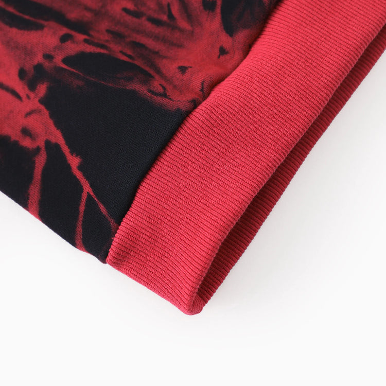 Sweat à capuche en coton tie-dye rouge Hot Wheels pour tout-petits et enfants