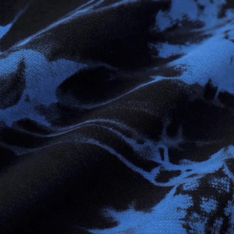 Sweat à capuche en coton tie-dye bleu Hot Wheels pour tout-petits et enfants