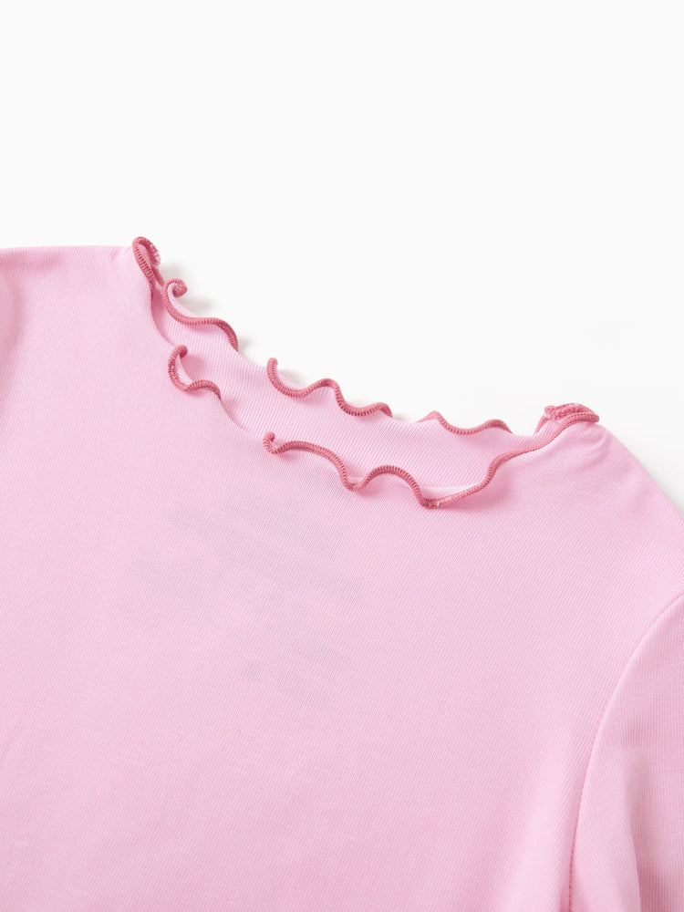 Halloween Pajama Set 2-piece Modal Pajamas With Childlike Print for Toddler / Kids ( Snug-Fitting ) Pink