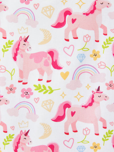 Bamboo Baby Boy/Girl Animal Printed 2-Way Zipper Anti Slip Long-sleeve Footie with/without Hairband Pink