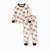 Halloween Pajamas Set with Childlike Print 2-piece Snug fit Organic Cotton Pajamas for Toddler / Kids Girls / Boys White