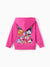 Disney Mickey and Friends Toddler/Kid Girl Minnie Graffiti Pattern Hooded Jacket Roseo