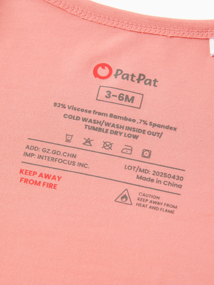 Bamboo Baby Boy / Girl 3-Pack Solid&Rainbow Printed 2-Way Zip Romper Anti Slip Long-sleeve Footie Purple