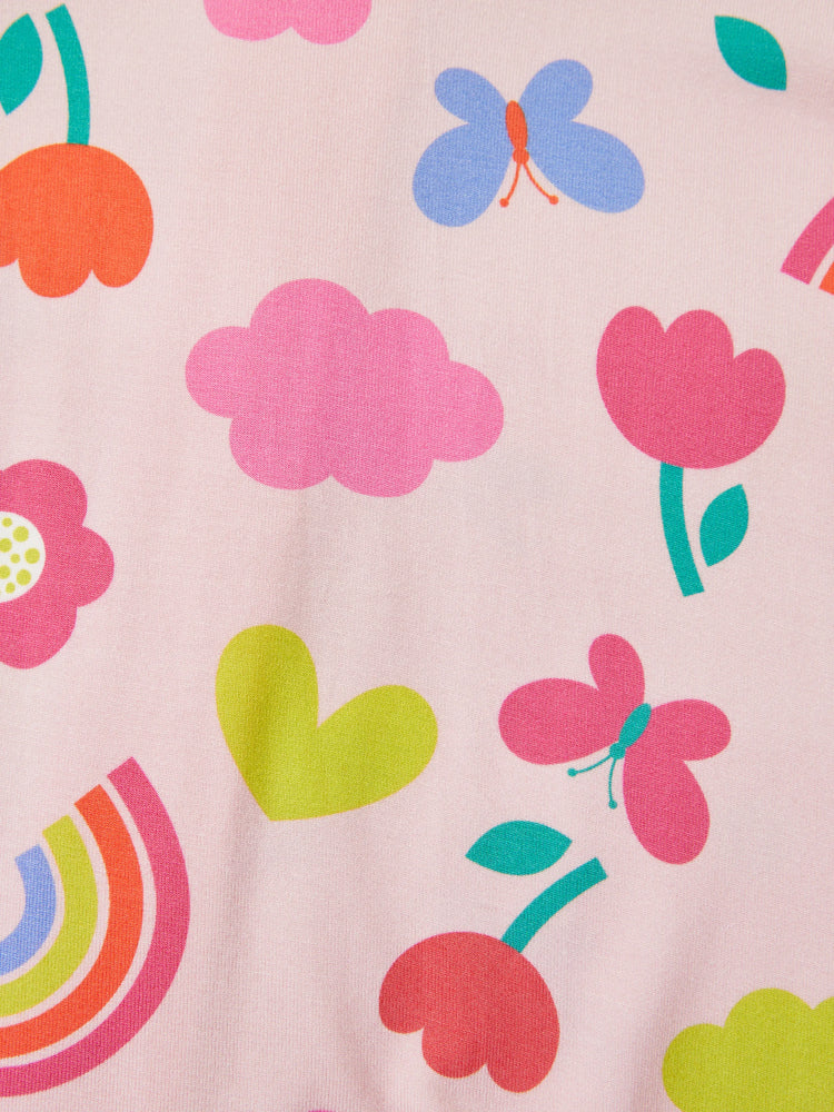 Lot de 3 grenouillères en bambou pour bébé garçon/fille, imprimées de couleurs unies et arc-en-ciel, avec fermeture éclair à double sens, antidérapantes, à manches longues et pieds roses