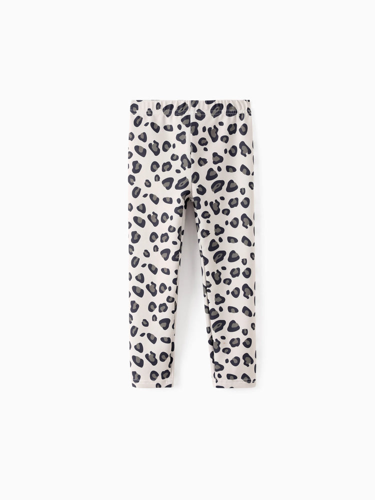 Disney Mickey and Friends Toddler/Kid Girl Minnie Mouse 2pcs Ruffled Sweatshirt and Leggings Set Coffee