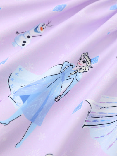 Disney Frozen Toddler Girl Elsa Flutter-sleeve Dress Light Purple