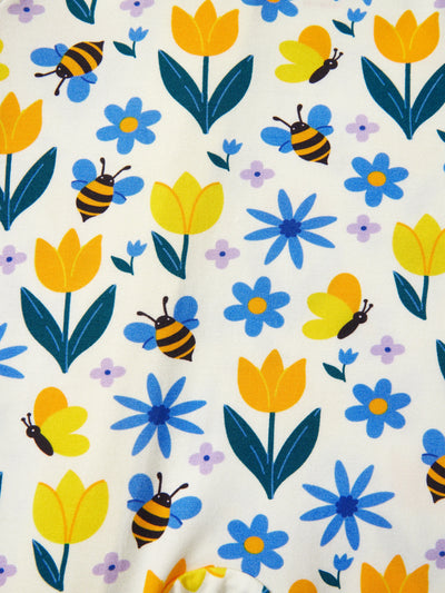 Bamboo Baby Boy/Girl 2-Pack Long Sleeve Romper 2-Way Zip Anti Slip Footie. Yellow