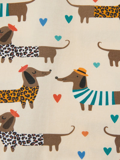 Bamboo Baby Boy/Girl 2-Pack Solid&Bee Printed 2-Way Zipper Anti Slip Footie Coffee