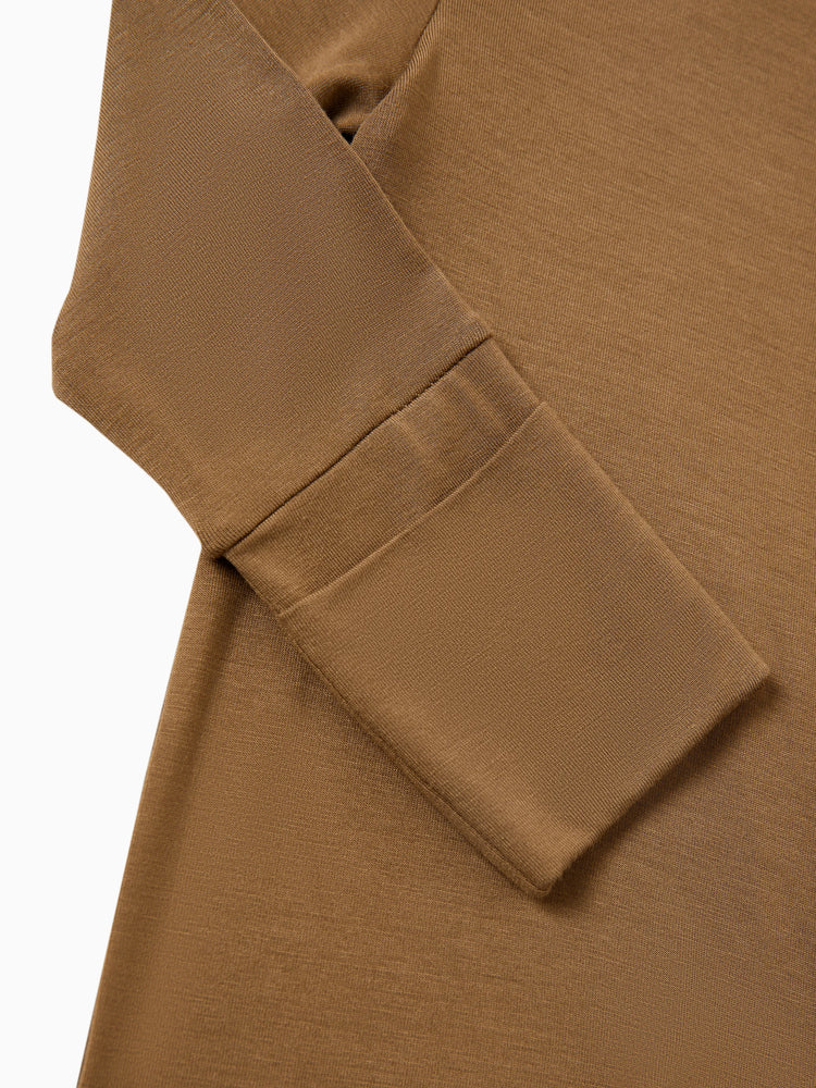 Bamboo Baby Boy/Girl 2-Pack Solid&Bee Printed 2-Way Zipper Anti Slip Footie Coffee