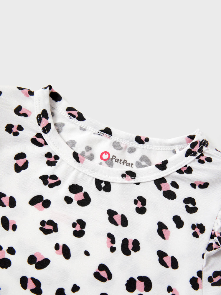 Toddler / Kids Halloween Pajamas With Childlike Print (1-Piece Snug-Fitting ) Apricot