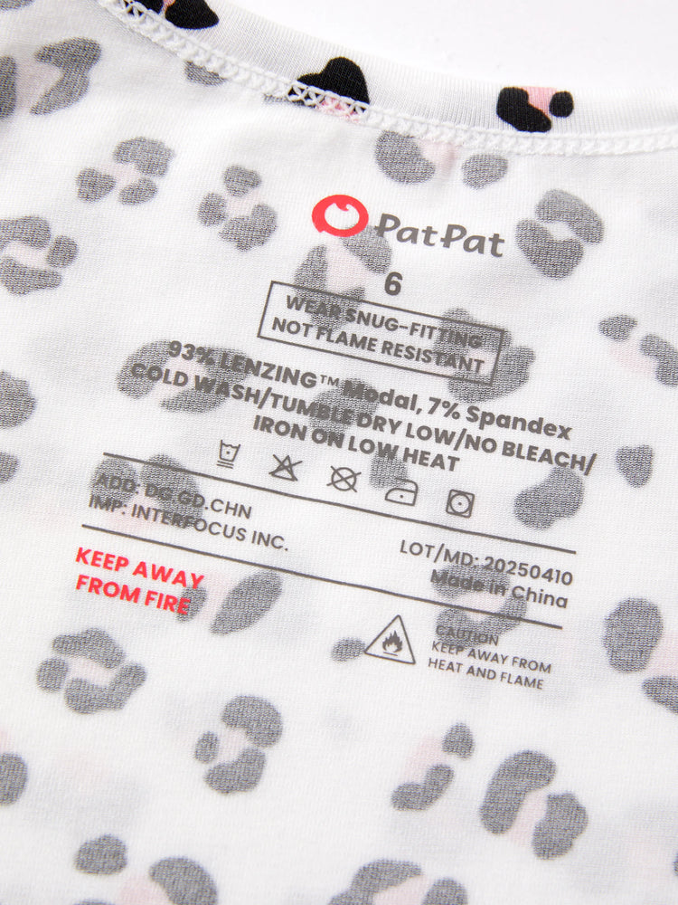 Toddler / Kids Halloween Pajamas With Childlike Print (1-Piece Snug-Fitting ) Apricot