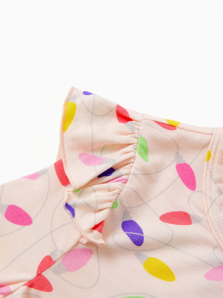 Pijama de Halloween para niños pequeños/niños con estampado infantil (1 pieza, ajustado) multicolor