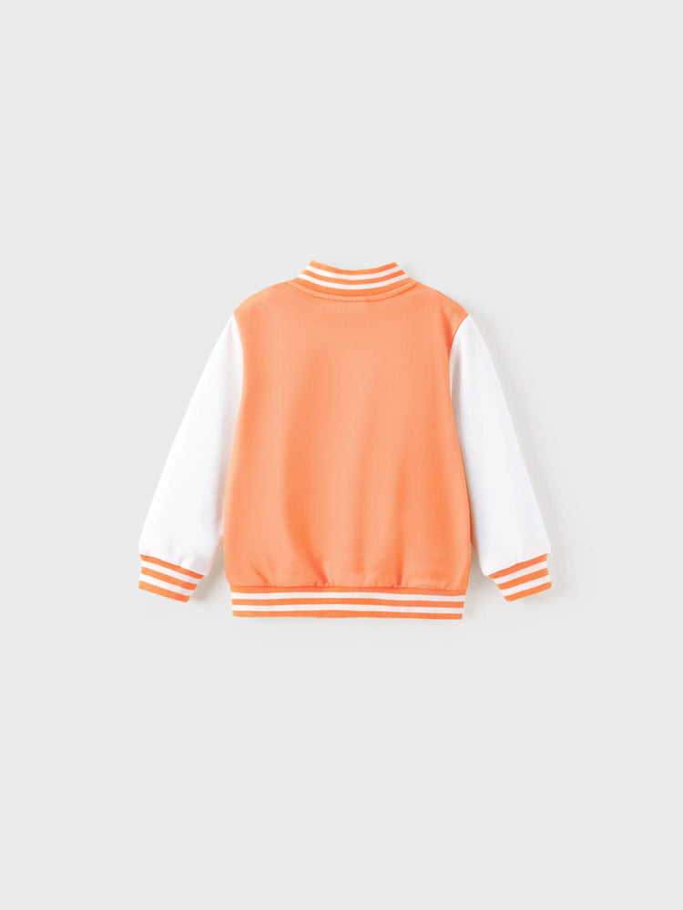 Veste bomber à boutons-pression colorblock Disney Princess Moana pour petite fille, orange
