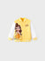 Disney Princess Toddler Girl Belle Colorblock Snap Button Bomber Jacket Yellow