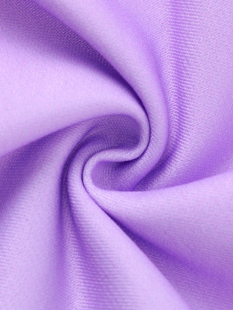 Disney Princess Toddler Girl Rapunzel Colorblock Snap Button Bomber Jacket Purple