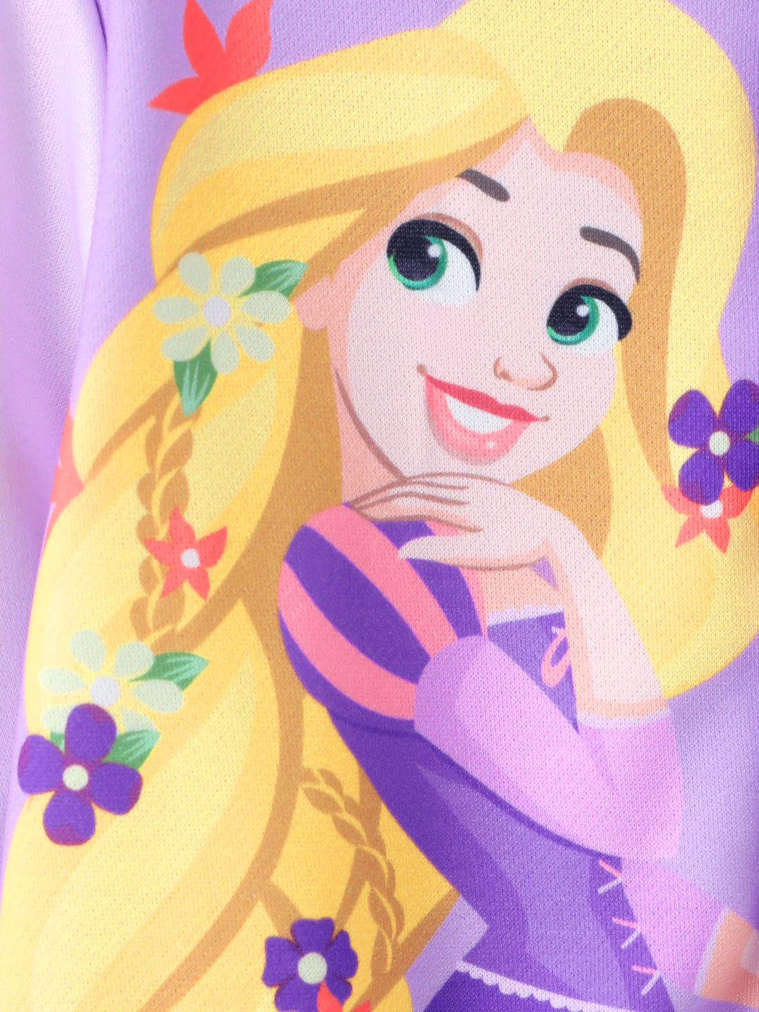 Disney Prinzessin Kleinkind Mädchen Belle/Vaiana/Rapunzel Colorblock Druckknopf Bomberjacke lila