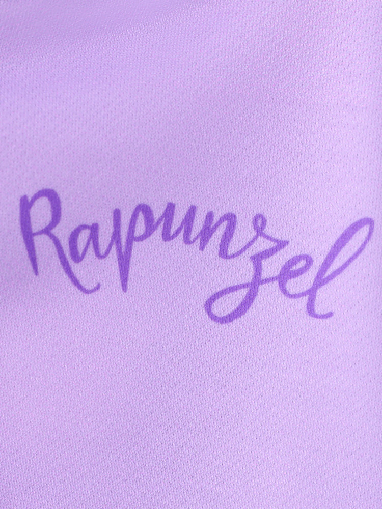 Disney Princess Toddler Girl Rapunzel Colorblock Snap Button Bomber Jacket Purple