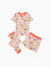 Toddler / Kids Christmas / Halloween Pajamas 3-Piece Bamboo Pajama Set 2-in-1 Look for 4 Seasons (Snug-Fitting) Light Pink