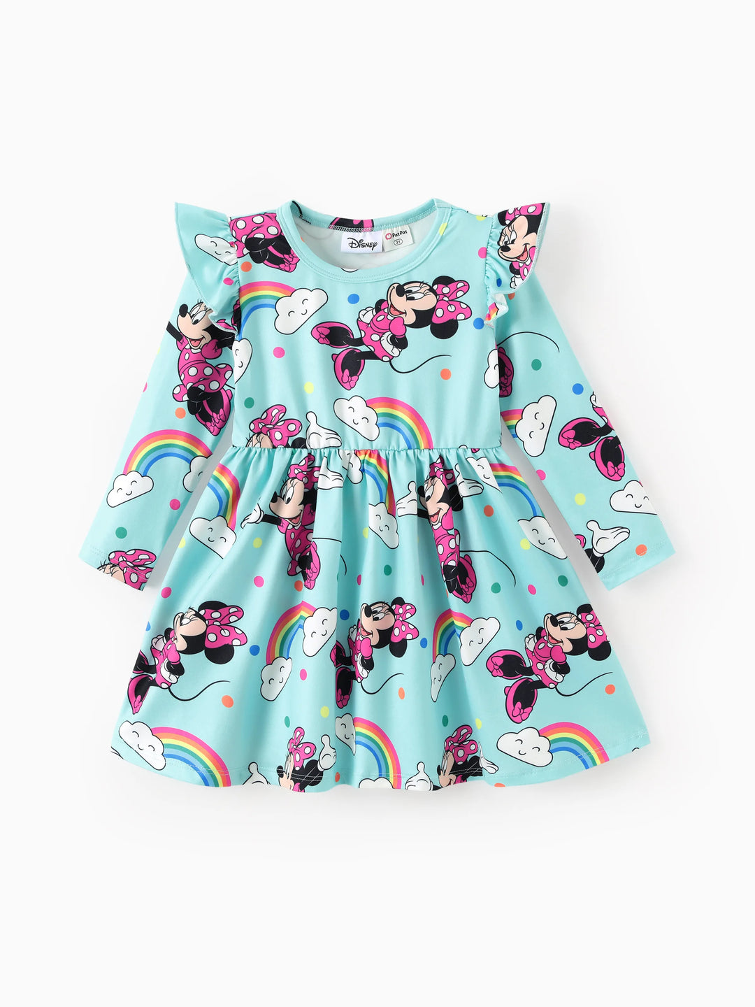 Disney Mickey and Friends Kleinkind Mädchen Rüschenkleid blau