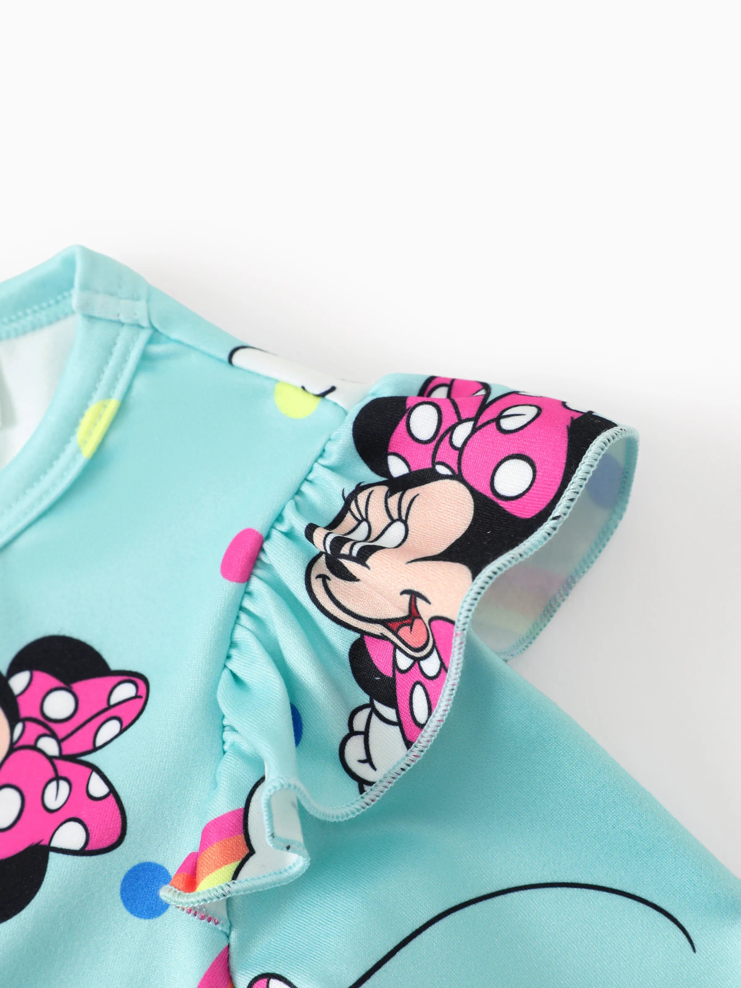 Disney Mickey and Friends Toddler Girl Minnie Mouse Ruffle Dress Blue, Blue / 5-6 Years Disney Mickey and Friends Toddler Girl Minnie Mouse Ruffle Dress Blue, Blue / 5-6 Years