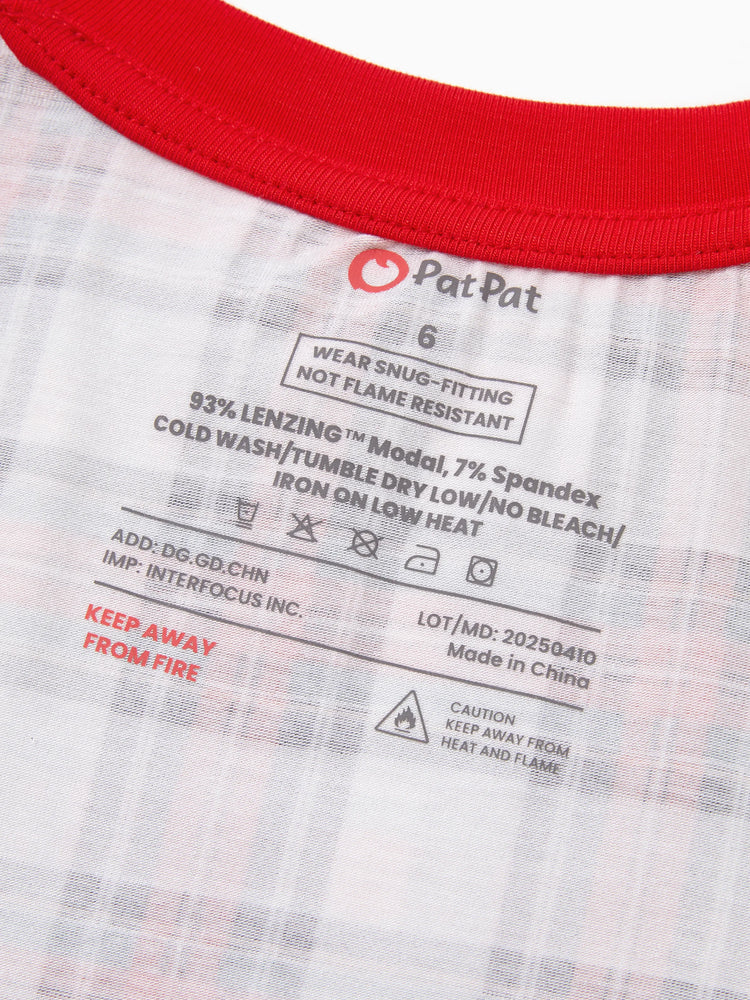 Pyjama de Noël/Halloween, ensemble de pyjama 2 pièces avec imprimé enfantin pour tout-petits/enfants (ajustement serré) multicolore