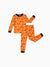 Christmas / Halloween Pajamas 2-piece Pajama Set With Childlike Print for Toddler / Kids ( Snug-Fitting ) Orange