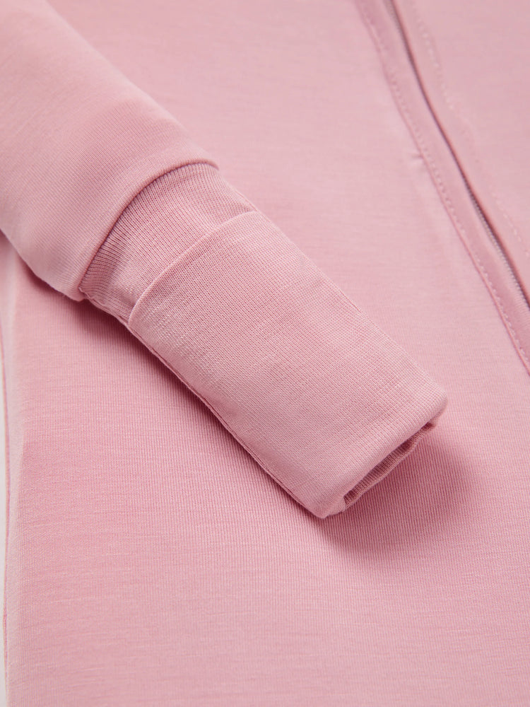 Kids Baby / Girl Bamboo Pajamas With Childlike Print (Snug-Fitting) Pink