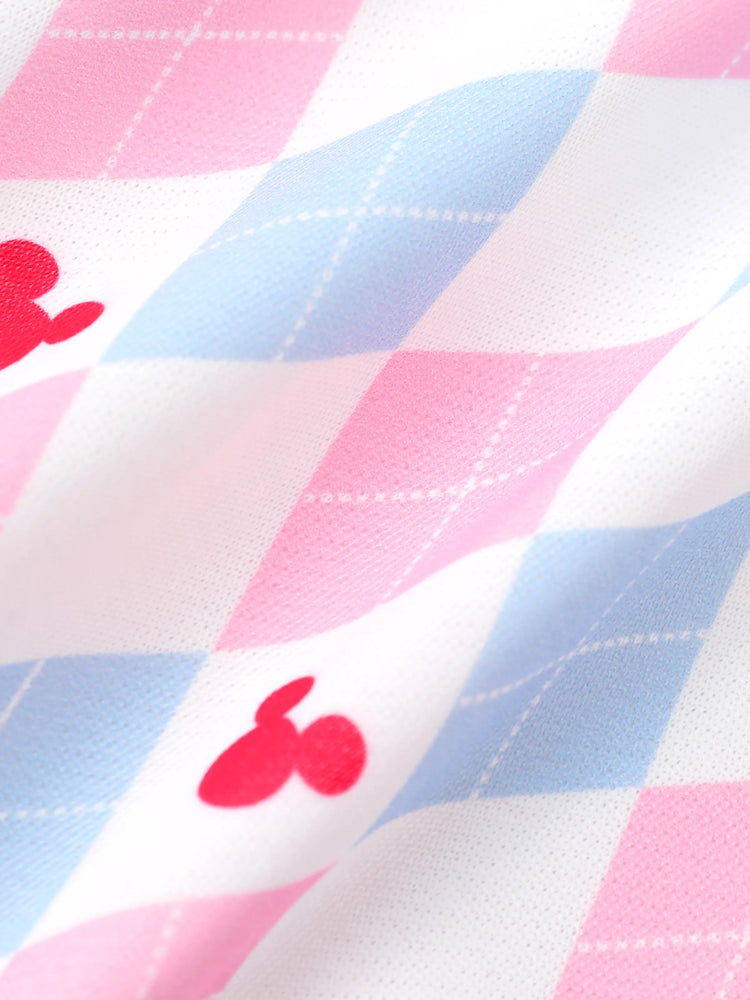 Veste à capuche blanche à motif losanges Minnie Mouse pour fille et enfant Disney Mickey et ses amis