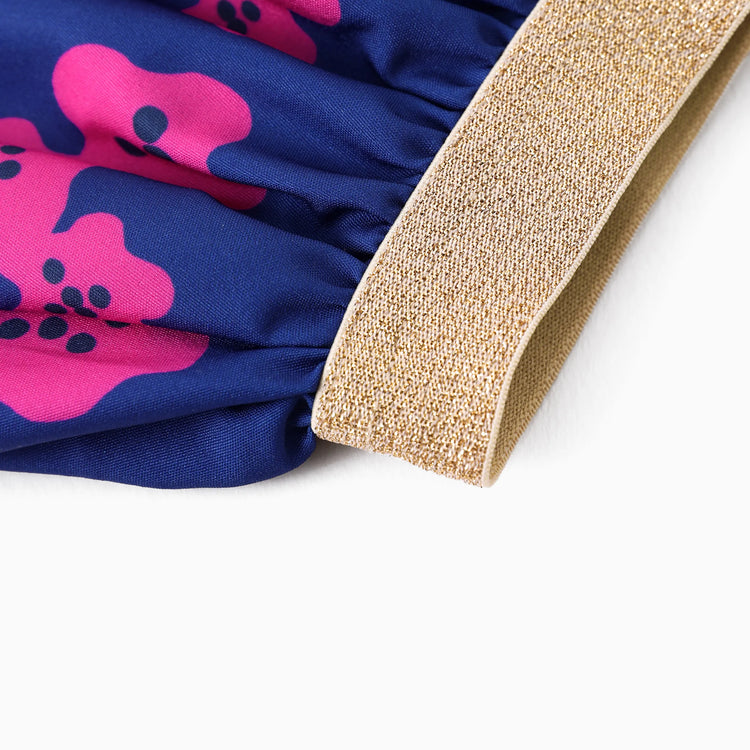 Ensemble 2 pièces Peppa Pig pour petite fille, t-shirt à manches longues et jupe à motif donuts aux fraises, rose vif