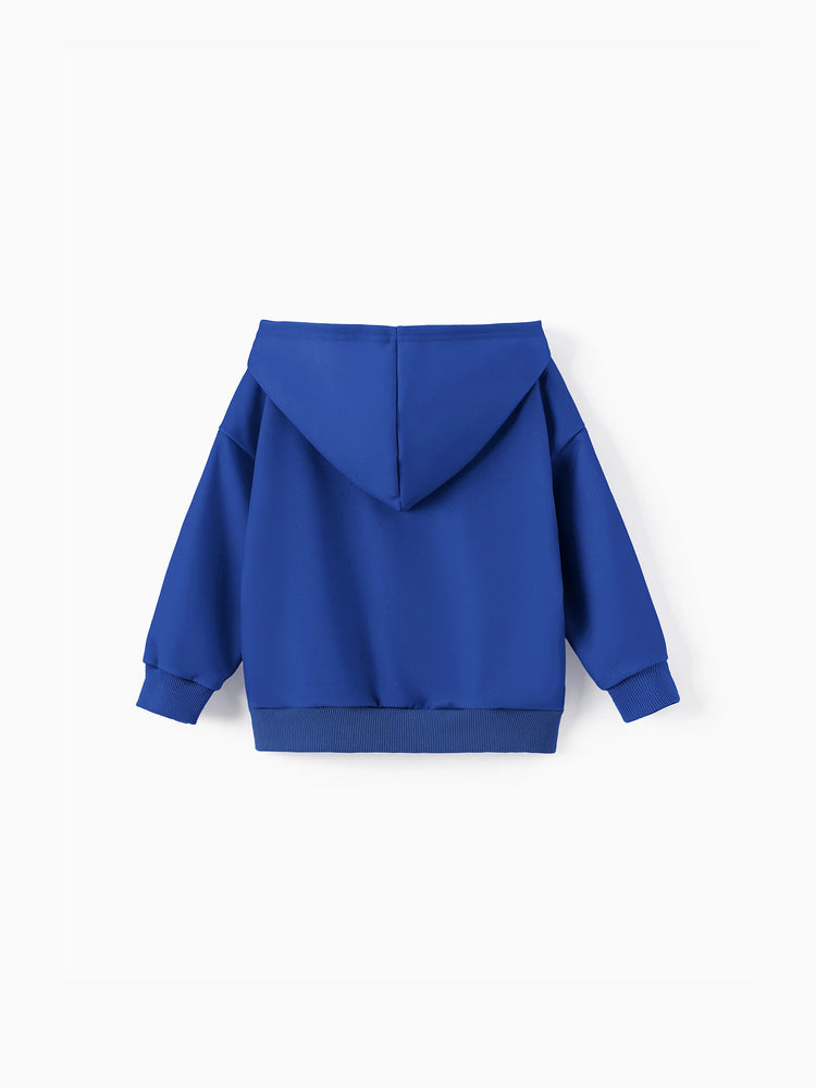 Disney Mickey and Friends Toddler/Kids Boy Mickey Mouse Argyle Pattern Hooded Jacket Blue