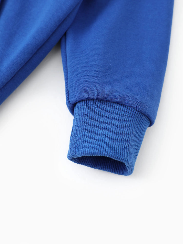 Disney Mickey and Friends Toddler/Kids Boy Mickey Mouse Argyle Pattern Hooded Jacket Blue