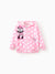 Disney Mickey and Friends Toddler/Kids Girl Minnie Mouse Argyle Pattern Hooded Jacket Pink