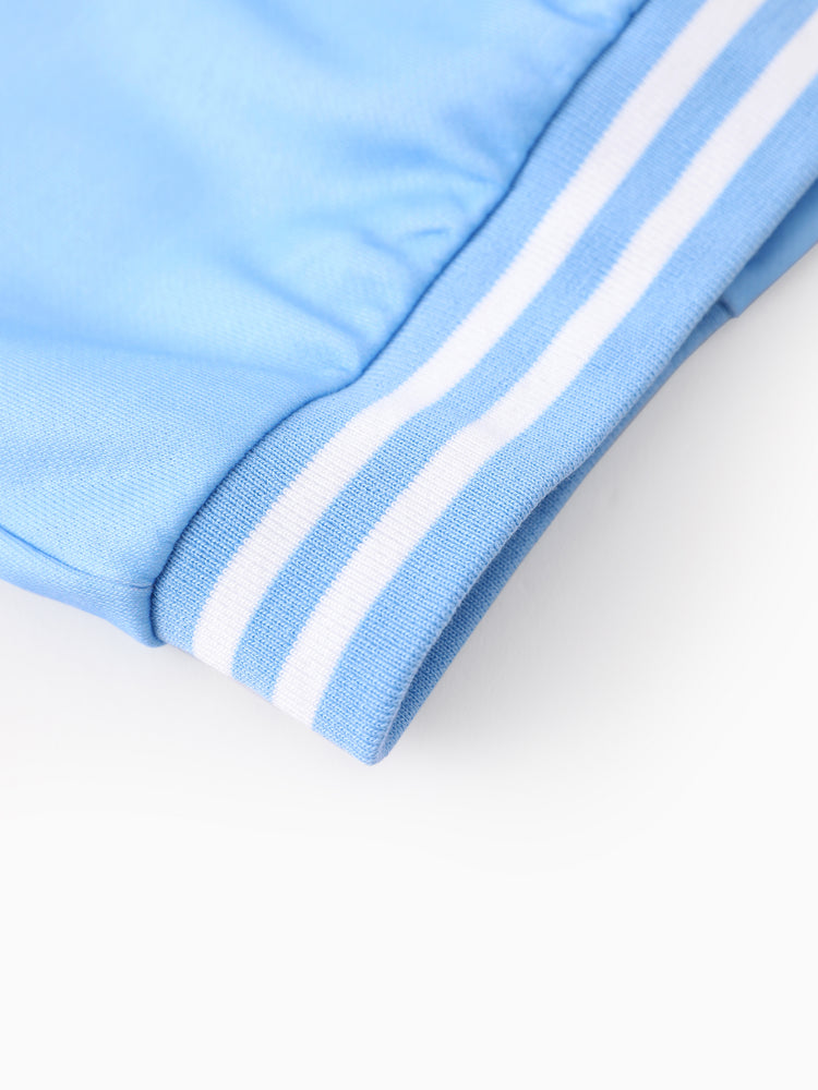 Disney Frozen Toddler Girl Elsa Snap Button Closure Colorblock Jacket Blue