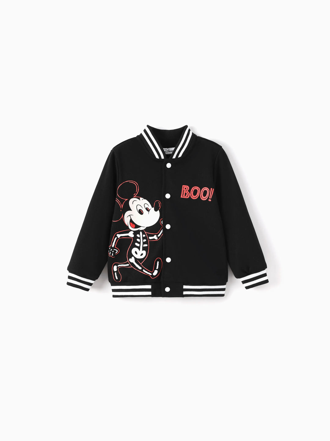 Disney Mickey and Friends Halloween Kleinkind/Kind Junge Glow In The Dark Bomberjacke  schwarz