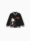 Disney Mickey and Friends Halloween Toddler/Kid Boy Mickey Glow In The Dark Bomber Jacket Black