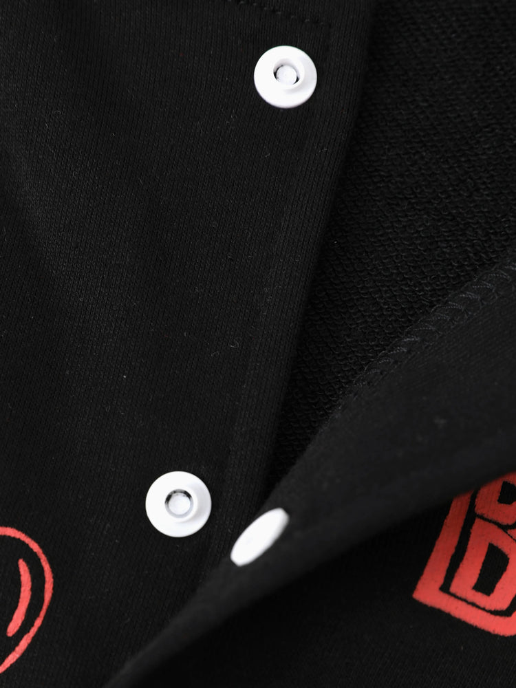 Blouson aviateur phosphorescent noir Disney Mickey et ses amis pour Halloween, pour tout-petit/enfant garçon